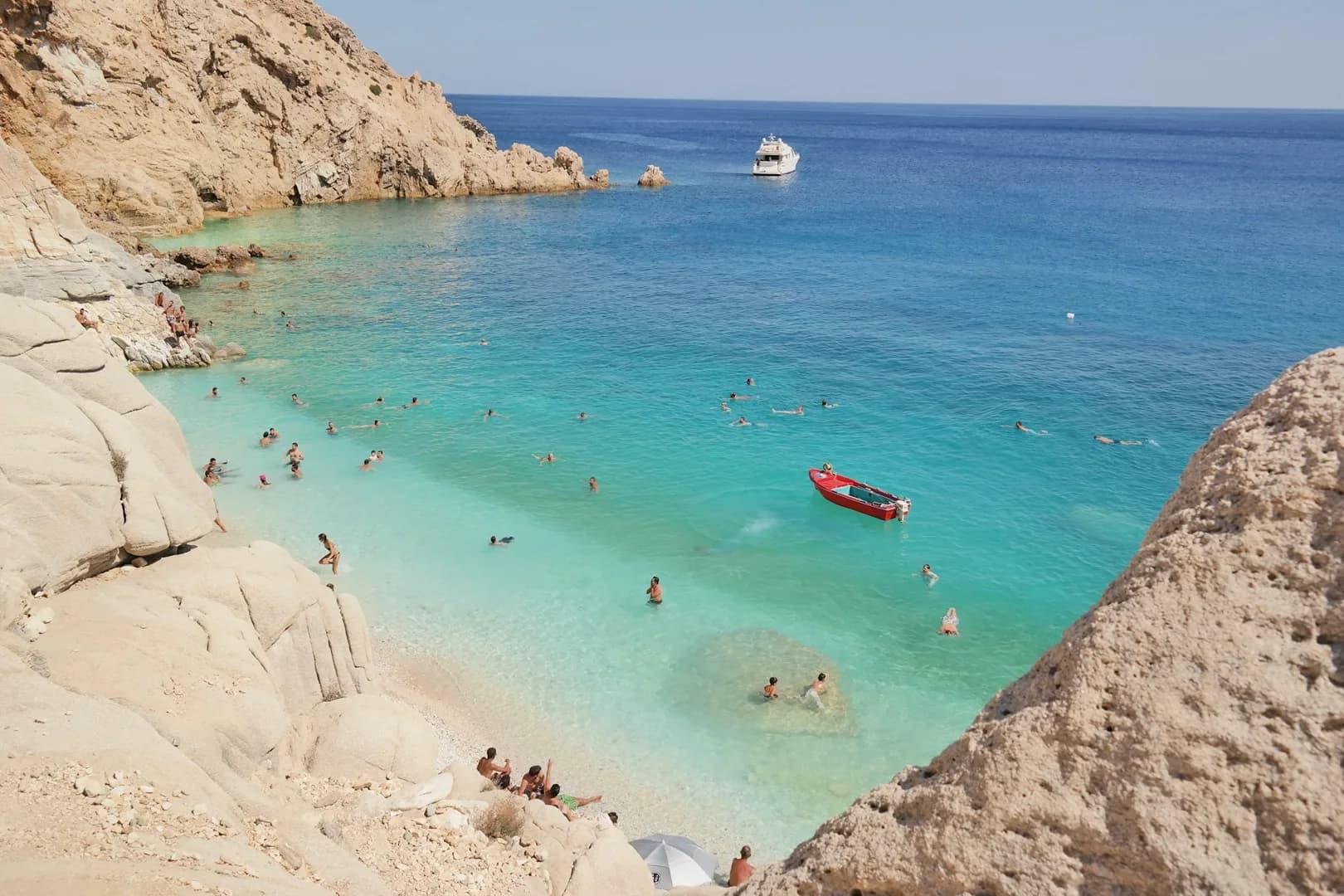 Seychelles Beach, one of the most exotic beaches in Greece — Ikaria Island